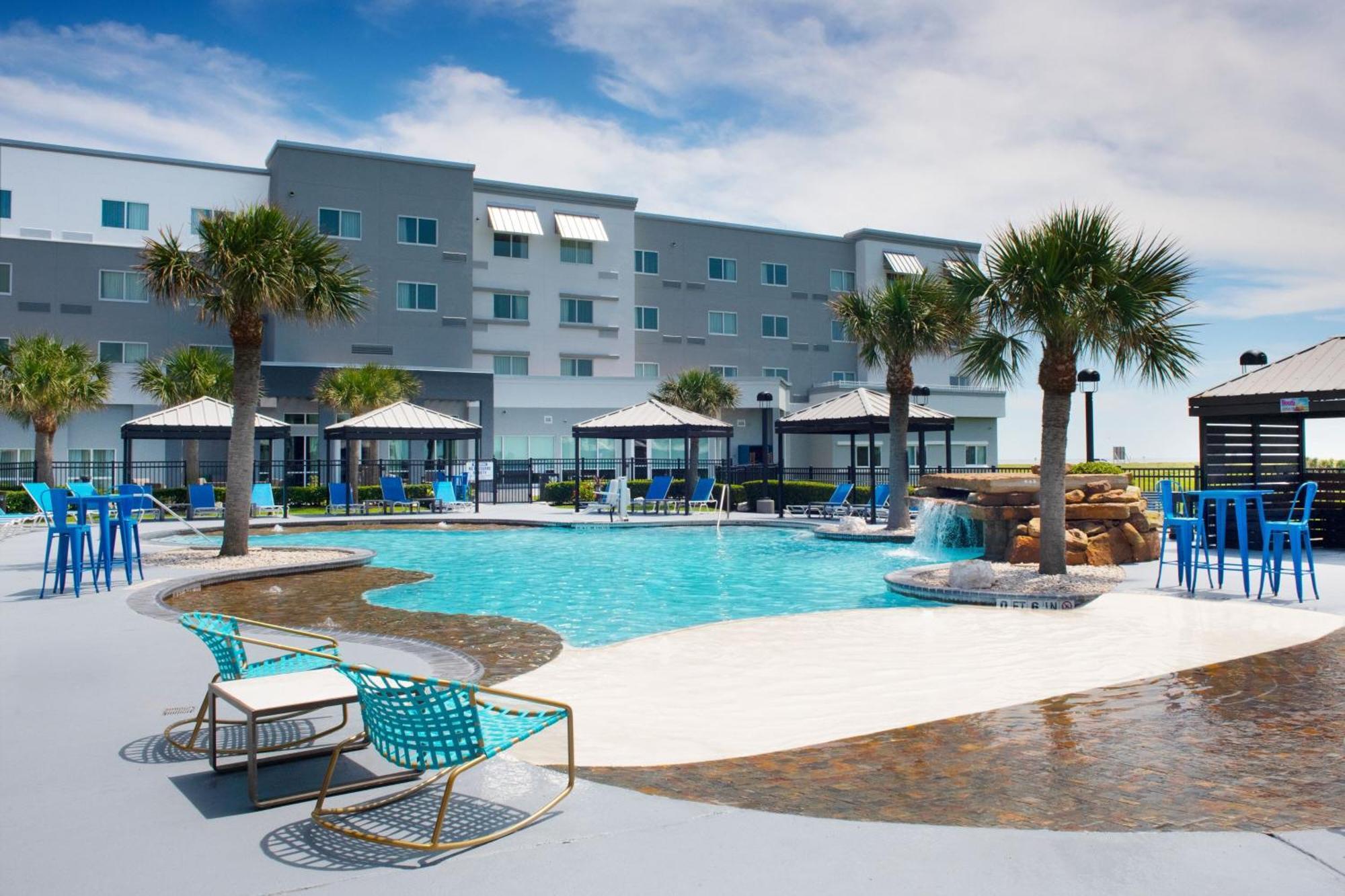 Courtyard By Marriott Galveston Island Hotel Exterior foto